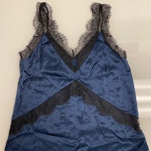 Silk + Lace Top